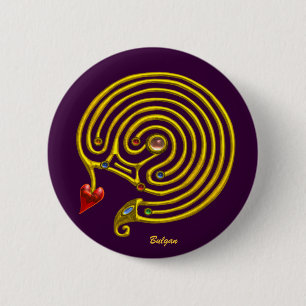 HYPER LABIRINTH RONDE BUTTON 5,7 CM