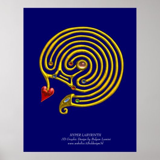 HYPER LABYRINTH POSTER (Voorkant)
