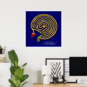 HYPER LABYRINTH POSTER (Thuiskantoor)