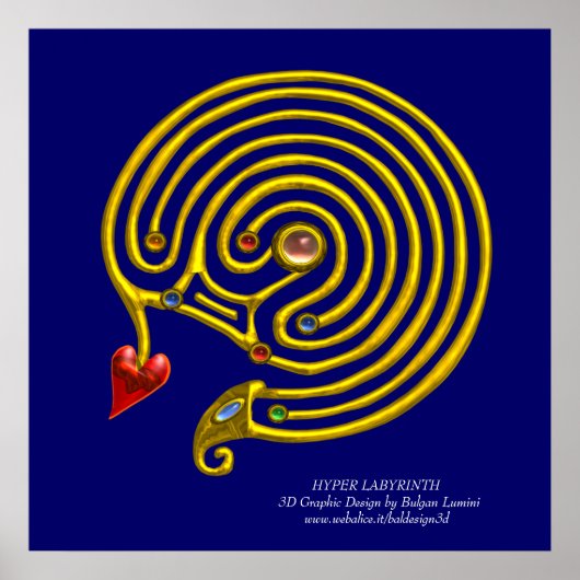 HYPER LABYRINTH POSTER (Voorkant)