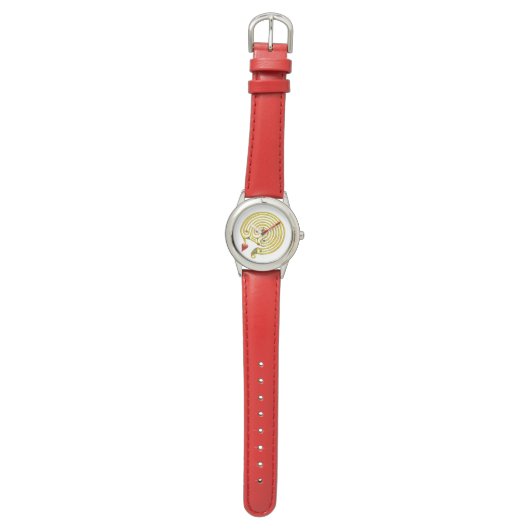 HYPER LABYRINTH, wit Horloge (Vlak)