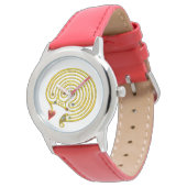HYPER LABYRINTH, wit Horloge (Gekanteld)