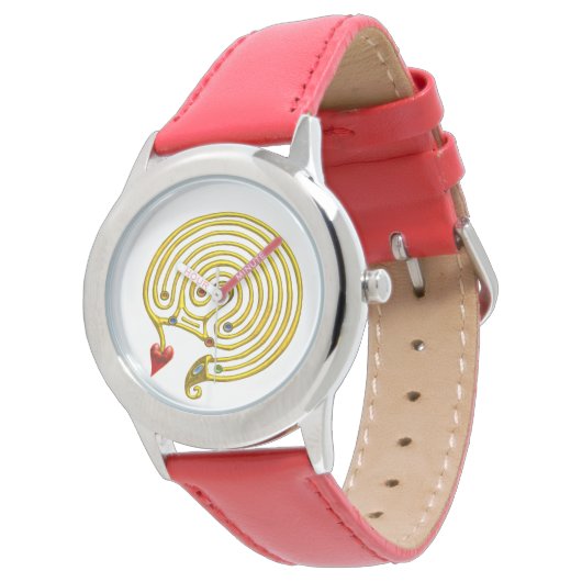 HYPER LABYRINTH, wit Horloge (Gekanteld)