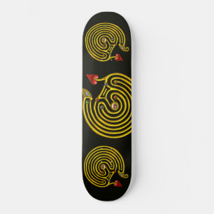 HYPER LABYRINTH, zwart Skateboard