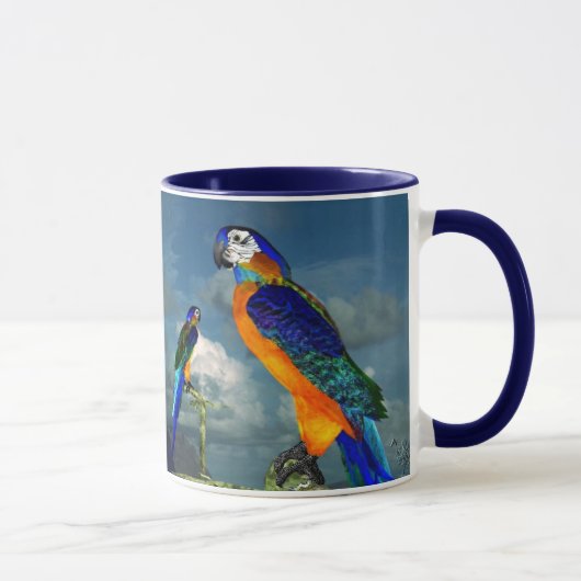 HYPER PARROTS/BLAUWE ARA MOK (Rechts)
