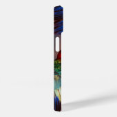 HYPER PARROTS/RED EN BLAUWE ARA GEMSTONE MONOGRAM Case-Mate iPhone CASE (Achterkant / Rechts)