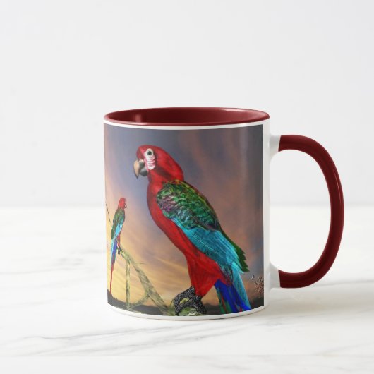 HYPER PARROTS/RODE ARA MOK (Rechts)