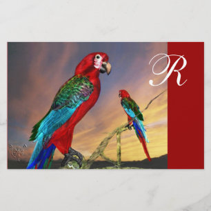 HYPER PARROTS/RODE ARA-MONOGRAM BRIEFPAPIER