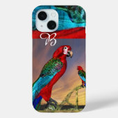 HYPER PARROTS/RODE ARA-MONOGRAM Case-Mate iPhone CASE (Achterkant)