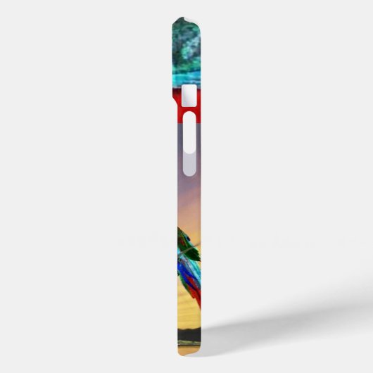 HYPER PARROTS/RODE ARA-MONOGRAM Case-Mate iPhone CASE (Achterkant / Links)