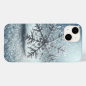 Hyper-Realistic Frozen Snowflake Phone Case Winter (Achterkant (horizontaal))