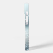 Hyper-Realistic Frozen Snowflake Phone Case Winter (Achterkant / Links)