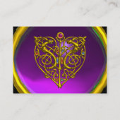 HYPER VALENTIJN AMETHIST, paarse violet Visitekaartje (Achterkant)