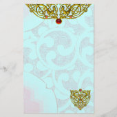 HYPER VALENTIJN, blauw Briefpapier (Voorkant)