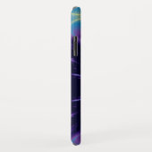 HYPER VALENTIJN MONOGRAM Paars blauw Case-Mate iPhone Case (Achterkant/rechts)