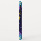 HYPER VALENTIJN MONOGRAM Pink Fuchsia Paars Case-Mate iPhone Case (Achterkant/links)