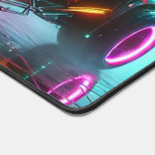 Hyper voiture Synthwave dans le Mat de bureau de N (Coin)