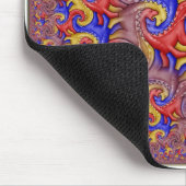 Hyperbolische dinosaurusvormgeving muismat (Hoek)