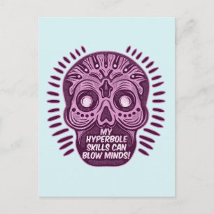 Hyperbool Grappig ENGELS TAAL Briefkaart