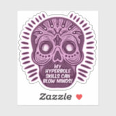 Hyperbool Grappig ENGELS TAAL Sticker (Vel)