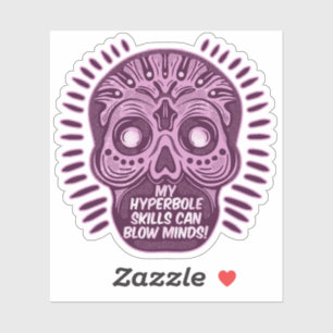 Hyperbool Grappig ENGELS TAAL Sticker