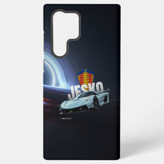 Hypercar Floating Above Black Hole  Samsung Galaxy Hoesje