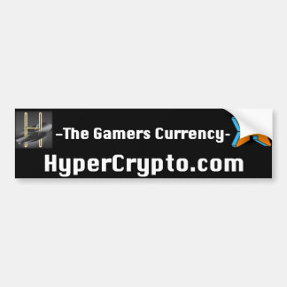 HyperCrypto.com Bumpersticker 11"x3" Legit Vinyl