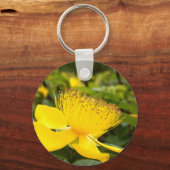 Hypericum Calcyinum Key Ring Sleutelhanger (Voorkant)