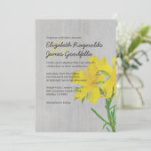 Hypericum Wedding Invitaties Kaart (Staand voorkant)