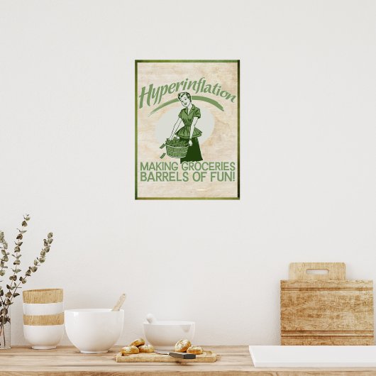 Hyperinflation Print (Keuken)