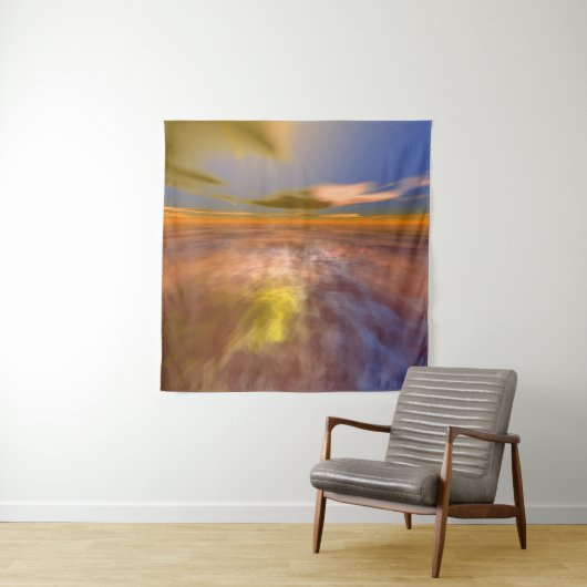 HYPERION WERELD, ALIEN SEASCAPE SKY, CLOUDS Sci-Fi Wandkleed (In Situ (horizontaal))