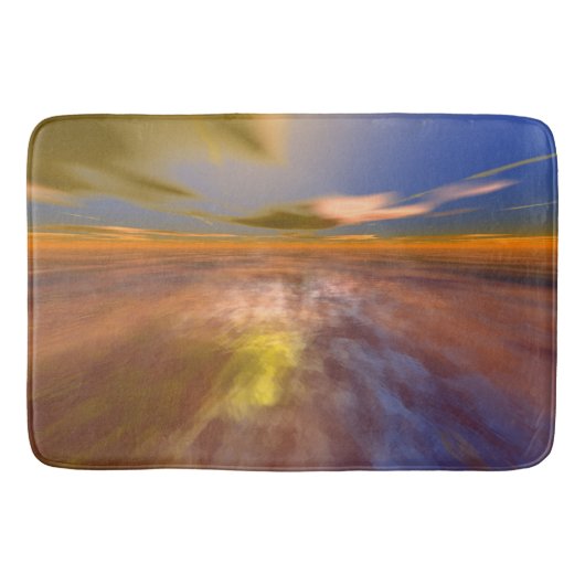 HYPERION WORLD, ALIEN SEASCAPE SKY, CLOUDS Sci-Fi Badmat (Voorkant)