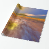 HYPERION WORLD, ALIEN SEASCAPE SKY, CLOUDS Sci-Fi Cadeaupapier (Uitgerold)