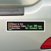 Hypermiler Bumpersticker Coast Anticipate Start (Op auto)