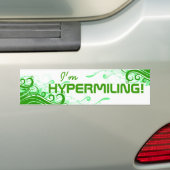 Hypermilerende Bumpersticker (Op auto)