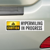 Hypermilerende Bumpersticker Bumpersticker III (Op auto)