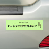 HYPERMILING Bumpersticker (Op auto)