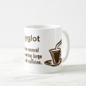 Hyperpolyglot Definition Koffiemok (Voorkant rechts)