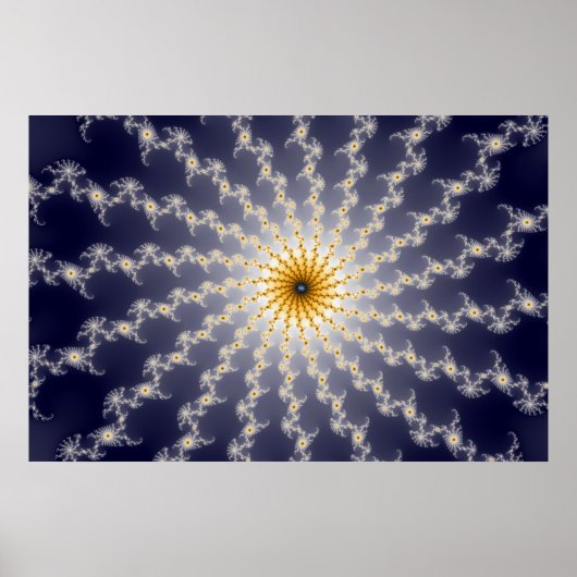 Hyperspace - Fractal Poster (Voorkant)