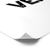 Hyphen Ventiling Funny Punctuation Pun Poster (Hoek)