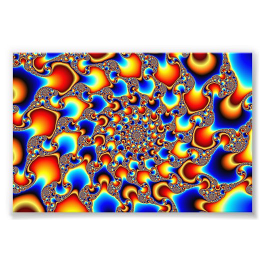 Hypn0sis - Fractal Art Foto Afdruk (Voorkant)