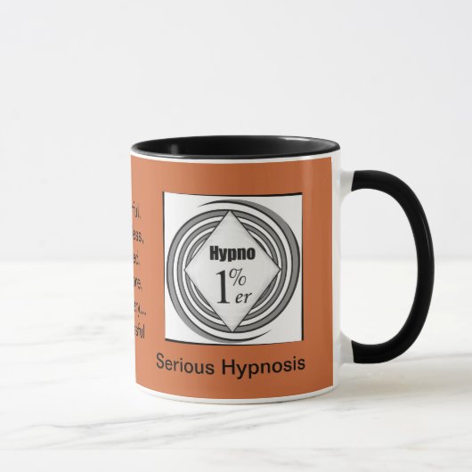 Hypno-1%er "Serious Hypnosis" Cup Mok (Rechts)