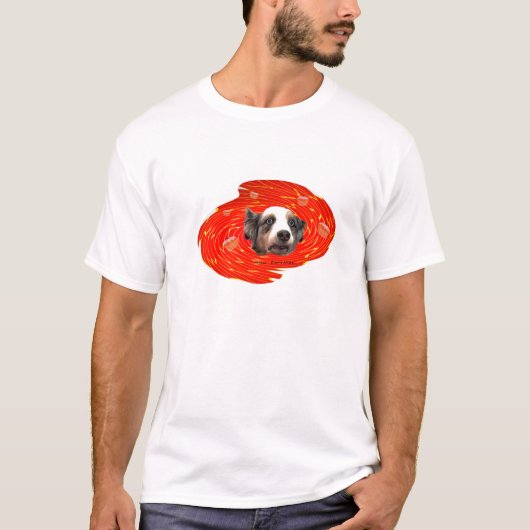 hypno cupcake hond t-shirt (Voorkant)