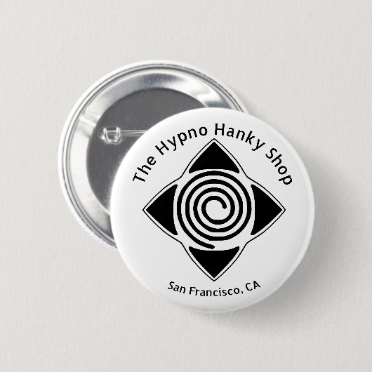 Hypno Hanky Shop Hypnosis Overal Logo Button (Voorkant /achterkant)