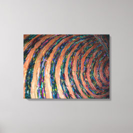 Hypno lijnen schilderen kunst canvas afdruk