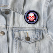 HYPNO SKULL-BUTTON RONDE BUTTON 5,7 CM (In situ)