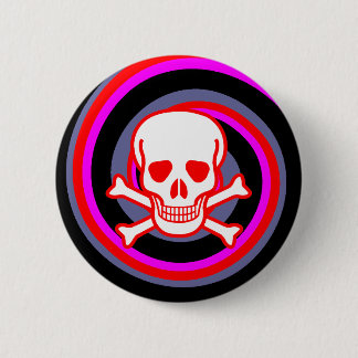 HYPNO SKULL-BUTTON RONDE BUTTON 5,7 CM