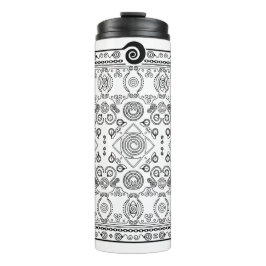 Hypno Spiral Bandana Thermal Travel Tumbler Thermosbeker