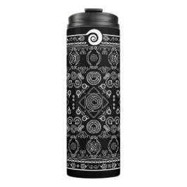 Hypno Spiral Bandana Thermal Travel Tumbler Thermosbeker