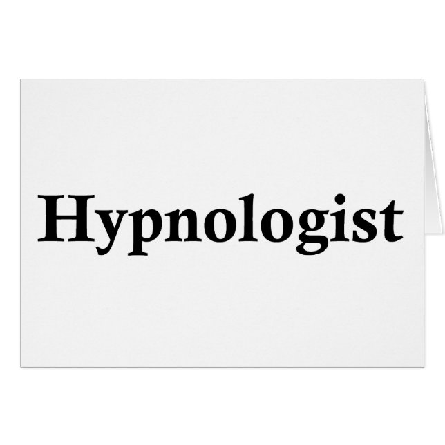 Hypnologist (Devant horizontal)